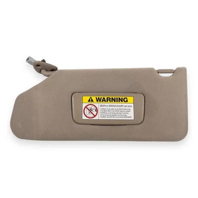 1998-2002 Honda Accord Driver Left Side Sun Visor Tan Brown Cloth Lighted - Image 1 of 4