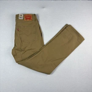 Pantalones chinos caqui calce recto Levi’s 514 para hombre talla 30x32 nuevos con etiquetas. ¡Envío rápido! - Imagen 1 de 12