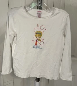 Gymboree Mädchen 5 Bubble Fun Langarmshirt weiß Oberteil - Bild 1 von 4