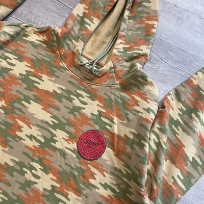 Moletom com capuz Magellan Outdoor x Shiner Bock camuflado ajuste clássico 2XL - Imagem 1 de 4