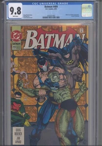 Batman #489 CGC 9.8 1993 DC Comics Azreal come Batman, Killer Croc & Bane App - Foto 1 di 9