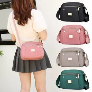 Waterproof Women's Messenger Cross Body Ladies Handbag Shoulder Bag Large Purse - Picture 1 of 30