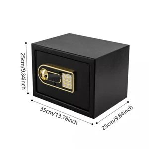 Large Safety?Steel Fireproof Safe Box Digital Keypad Lock for Home Cash Security - Picture 1 of 11