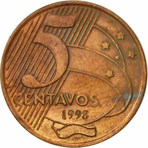 Brazil 5 Centavos Tiradentes Coin KM648 1998 - 2021 - Picture 1 of 10