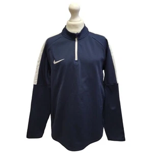 Nike Navy Blue Tracksuit Top/Jacket Sports UK Boy's Size XL CC572 - Picture 1 of 6