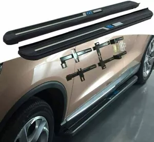 2Pcs Fit for Acura MDX 2014-2021 Fixed Door Side Step Running Board Nerf Bar - Picture 1 of 7