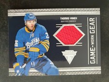 2011-12 Panini Titanium Game Worn Gear #8 Thomas Vanek 