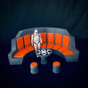 The Ghost Lounge Diorama for 6 IN (1:12) FIGURE - Picture 1 of 6