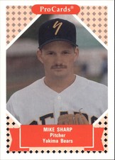 1991-92 ProCards Tomorrow's Heroes #251 Mike Sharp