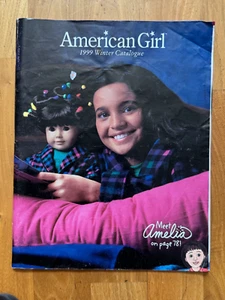 PLEASANT COMPANY FOR AMERICAN GIRL 1999 GIFT WINTER CATALOG SAMATHA MEET AMELIA - Foto 1 di 8