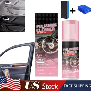 Car Interior Polish Car Interior Cleaner Interior Detailer Spray 100ml - Picture 1 of 12