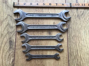 5 Din 895- 1/2"to 1/8" BSW Whitworth Open Ended Spanners. - Picture 1 of 8
