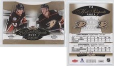 2014 Fleer Showcase Hot Prospects Duos /299 Josh Manson Chris Wagner Rookie RC