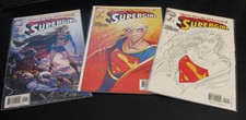 9 SUPERGIRL! #1 (2005) 3 Different #1, w/sketch variant! + #2,3 + 4 More (NM-)