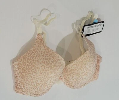 Maidenform Multiway. Love The Lift. Sujetador push-up nuevo con etiquetas 34C color leopardo tostado. Foto 1 de 4