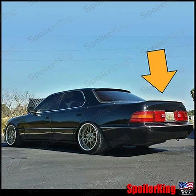 Rear Trunk Lip Spoiler Wing (Fits: Lexus LS400 1989-94 XF10) SpoilerKing (244L) - Image 1 of 4