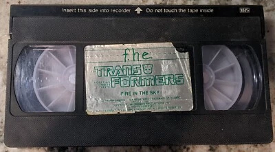 Transformers - "Fire In The Sky"  Vol. 4 1984 FHE VHS Tape - Image 1 of 3