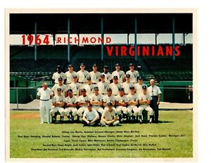 1964 RICHMOND VIRGINIANS TEAM  8x10 PHOTO NEW YORK YANKEES  BASEBALL 