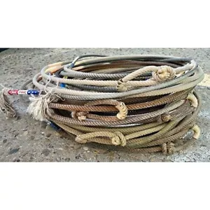 FIVE Used Lariat Team Ropes Good For Décor or Roping Practice - Afbeelding 1 van 1