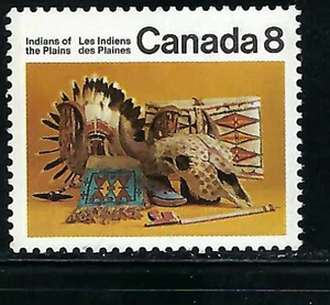 CANADA - SCOTT 563 - VFNH - PLAINS INDIANS - PLAINS ARTIFACTS - 1972  - Picture 1 of 1