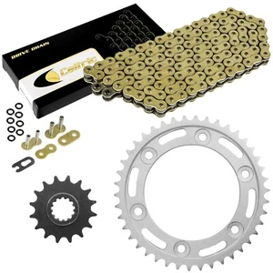 Gold O-Ring Drive Chain & Sprockets for Honda CBR1000RR CBR1000RA Abs 2006-2016 - Picture 1 of 8