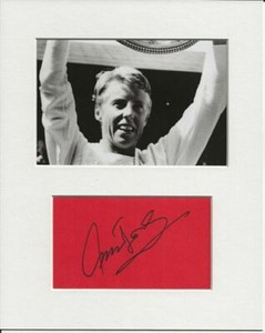 Ann Jones tennis genuine authentic autograph signature and photo AFTAL COA