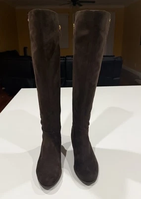 Michael Kors Bromley Flat Boot – Chocolate Brown Suede – Women’s 7M - Image 1 of 4