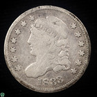 1833 CAPPED BUST HALF DIME VG OBVERSE / AG REVERSE 1833 CAPPED BUST HALF DIME VG OBVERSE / AG REVERSE