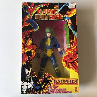 Figura de acción ToyBiz Marvel Universe Edición Deluxe Polaris X-Men 10 pulgadas 1997 Foto 1 de 4