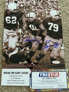 Howard ‘Hop Along’ Cassady Ohio State Autographed 8x10 TriStar COA - Picture 1 of 2