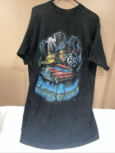 1996 Vintage Knight Games Classic Car Cholo T-shirt Size XL By Space Jam Tag - Picture 1 of 11
