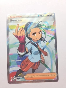 SV: Paldean Fates Nemona #229/091 Ultra Rare Lp Pokemon Tcg - Picture 1 of 2