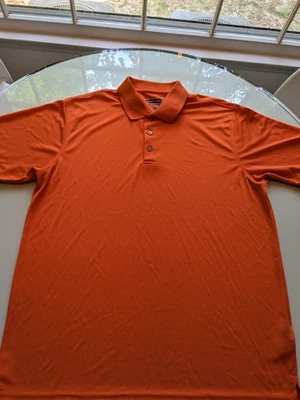 Pebble Beach Performance Polo Golf Shirt Orange Adult XL - Image 1 of 4