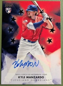2024 Topps Update KYLE MANZARDO RC Auto /199 Black Baseball Stars BSA-KM - Picture 1 of 7