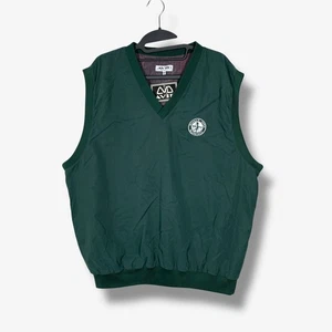 Vintage Avid Nissan Open Valencia CC Golf Vest Mens XL Green Pullover Retro - Picture 1 of 6