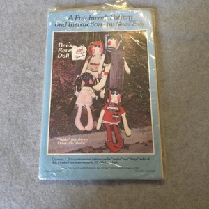 Bev’s Wendepuppe Muster Yours Truly 1980 Awake Sleepy 33” weiche Stoffpuppe - Bild 1 von 6
