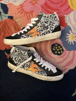 37码金鹅豹纹Midstar运动鞋 — 第 1/4 张图片