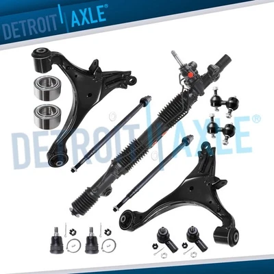 Rack Front Wheel Bearing Control Arm Tie Rod Sway Bar for 2001-05 Acura EL Civic - Изображение 1 из 4