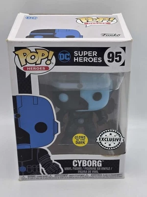 Damaged Box | CYBORG SILHOUETTE | DC Super Heroes | Funko Pop Heroes #95 - Image 1 of 4