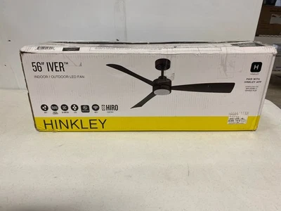Hinkley 905756FMW-LWD Iver 56" Smart LED Ceiling Fan, Matte White - Imagem 1 de 2