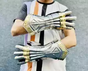 Medieval Gauntlet Gothic Gloves Set Costume Gloves set l Best For Cosplay - Picture 1 of 6