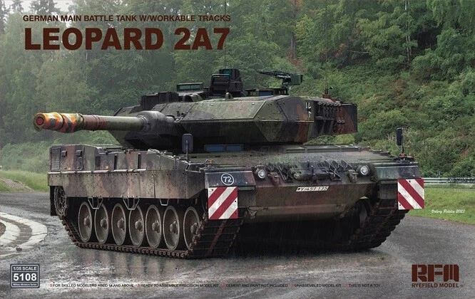 Rye Field Model RM-5108 - 1:35 German Main Battle Tank Leopard 2 A7 - Neu
