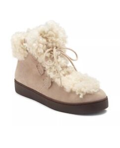 Vionic Women’s Ankle Boots Splendid Oak Suede, Fur  Sand Color Size 6 New Other