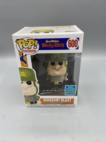 Funko Pop Animation - #600 Sergeant Blast - Wacky Races - 2019 Summer Con Excl Cover