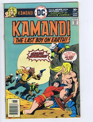Kamandi, The Last Boy on Earth #42 DC 1976 '' Gunfight at Coyote Corral ! '' - Image 1 of 2