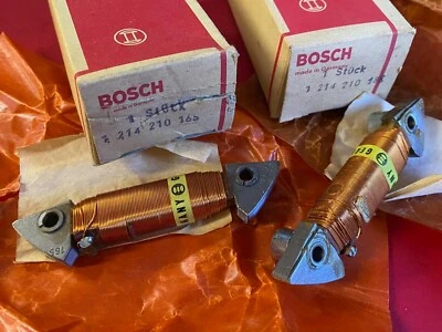 BOSCH • NOS 40W Ignition Armature Coil Set 188 & 165 Hirth Kohler Rotax Sachs - Image 1 of 4