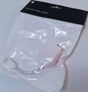 Apple Mini-VGA to Video Adapter / S-Video Display Adapter M9109G/A, Brand New - Picture 1 of 5
