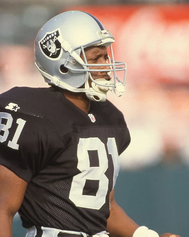 1995 LA Los Angeles Raiders TIM BROWN Glossy 8x10 Photo Print Poster HOF 2015 Cover