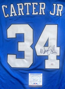 Wendell Carter Jr. Signed Autographed Duke Blue Devils Nike Elite Jersey PSA/DNA - Picture 1 of 4