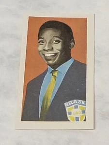 1971 BARRATT & CO. LTD GOLDFLAKE FAMOUS SPORTSMEN #30 PELE H.O.F. G.O.A.T. - Picture 1 of 2
